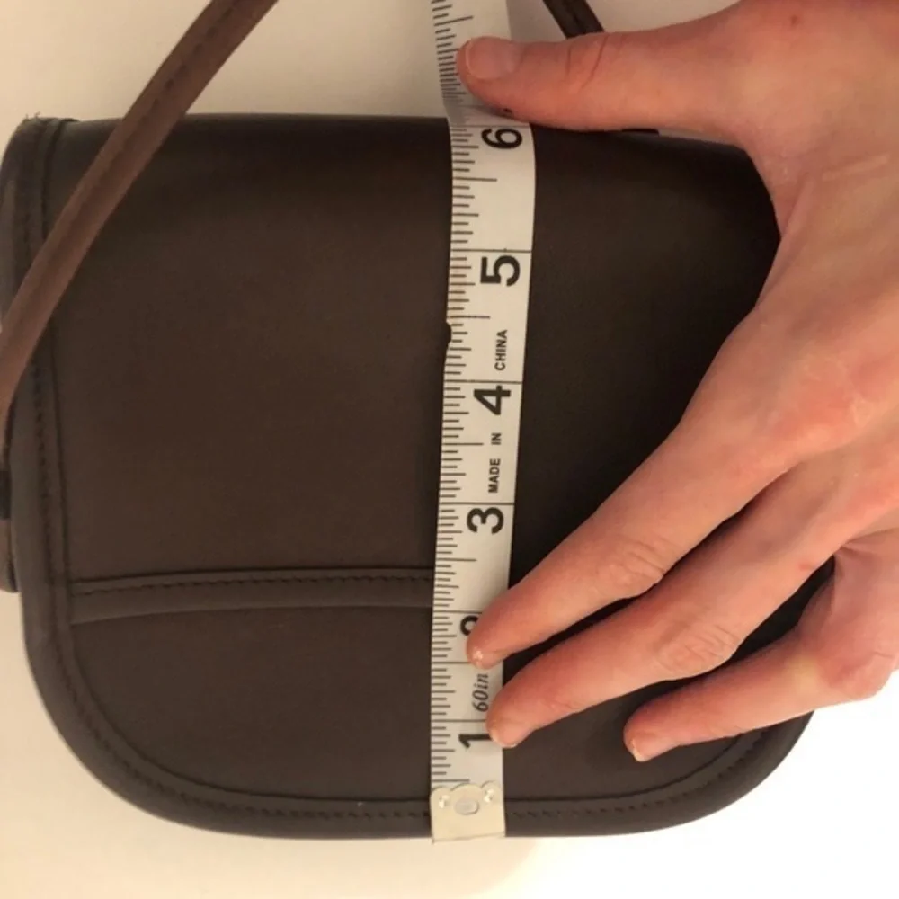 Coach vintage abbie crossbody bag brown leather 9017